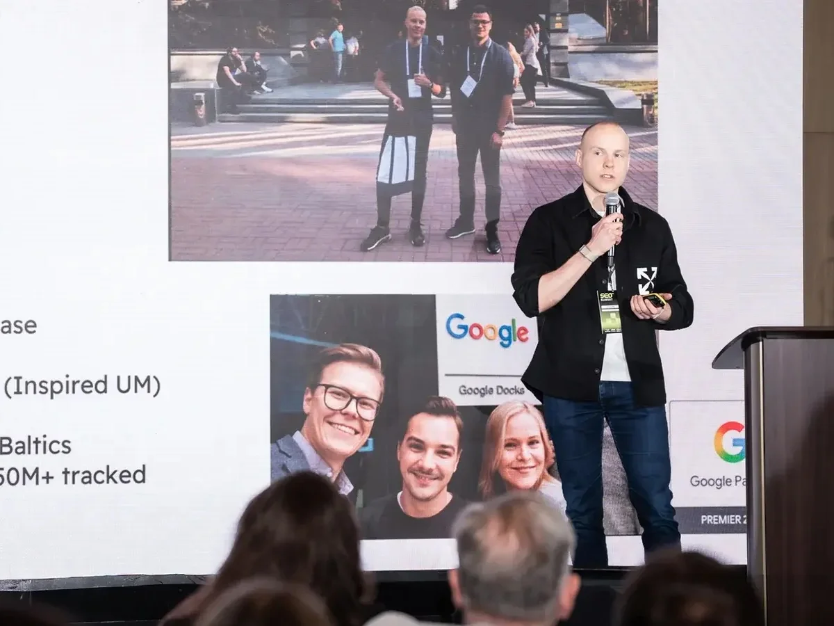 Book Speaking Engagements 7 Vytis Bareika presenting at Baltic-Nordic SEO Summit 2026 in Vilnius